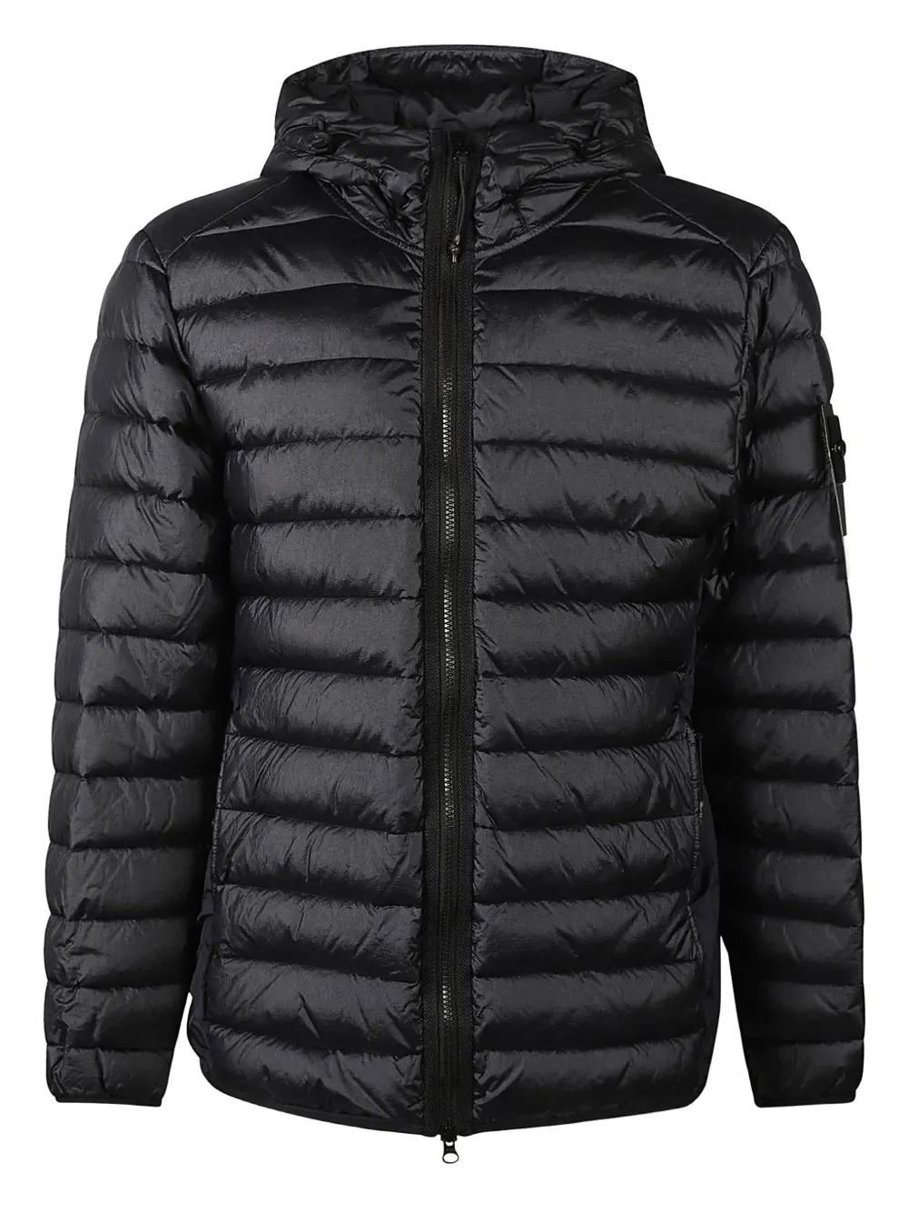 Stone Island Gevoerd jack met capuchon Zwart