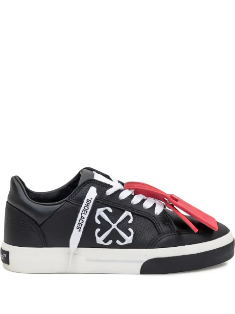 Off-White anchor-logo leather sneakers 