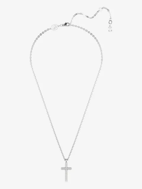 Swarovski crystal-embellished cross necklace