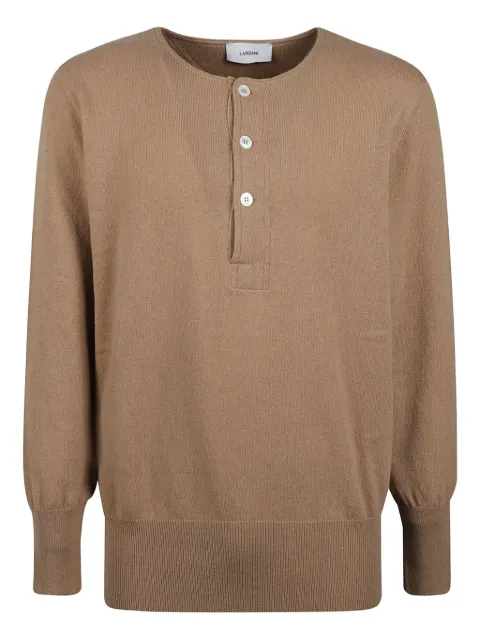 Lardini button-placket sweater