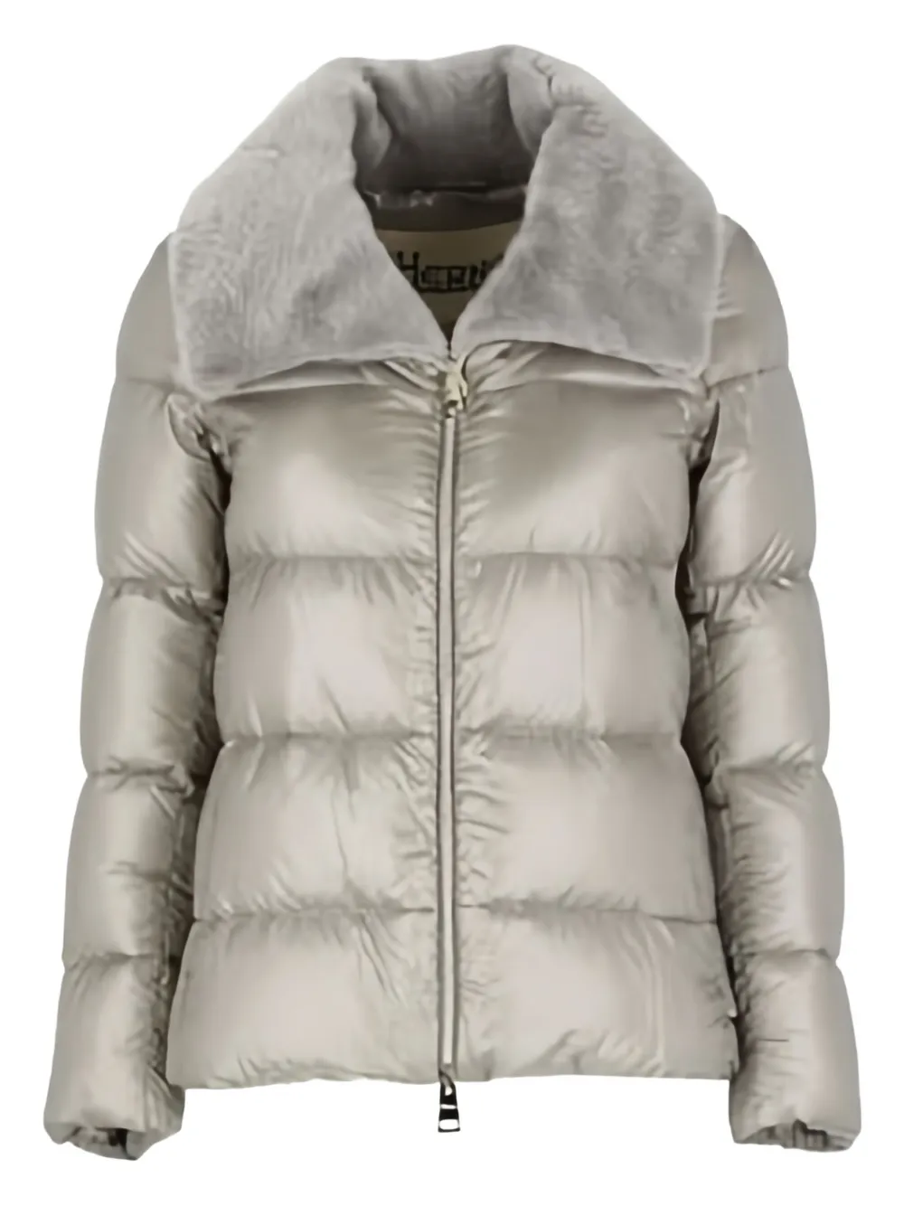 Herno Quilted Puffer Jacket In Gray