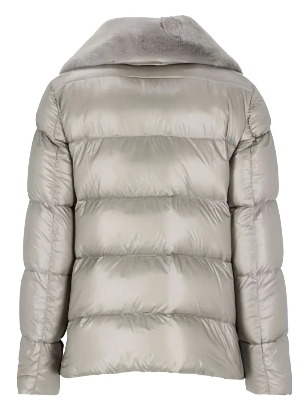 Herno Quilted Puffer Jacket In Gray