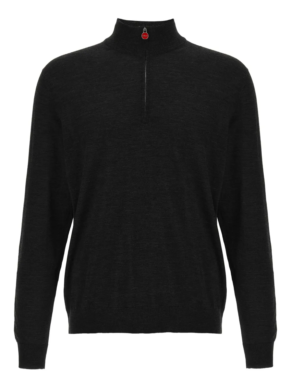 Kiton zip-up high-collar sweater | Grey | Image 1