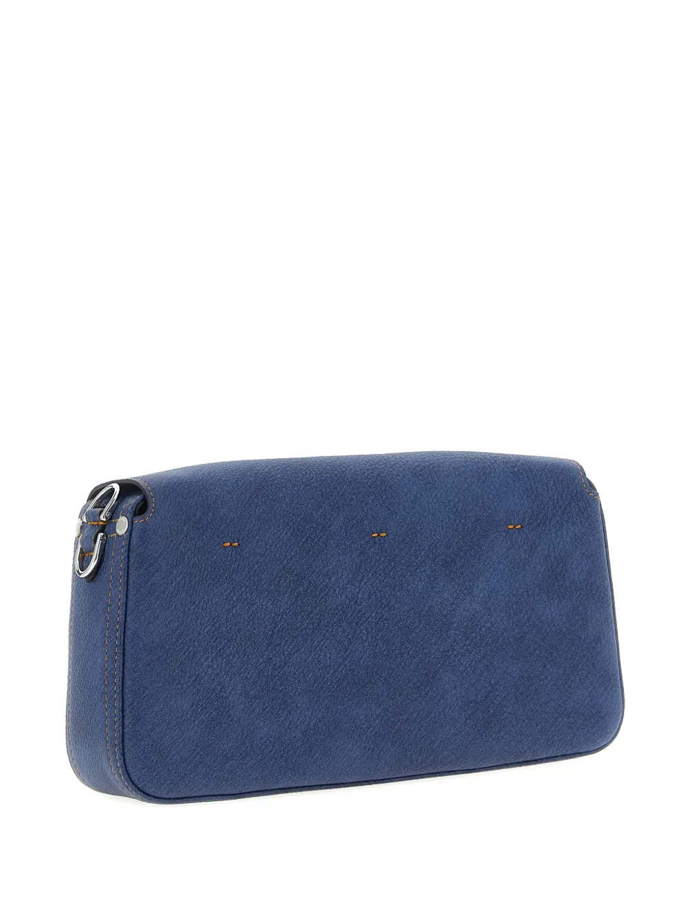 FENDI Rome leren schoudertas Blauw