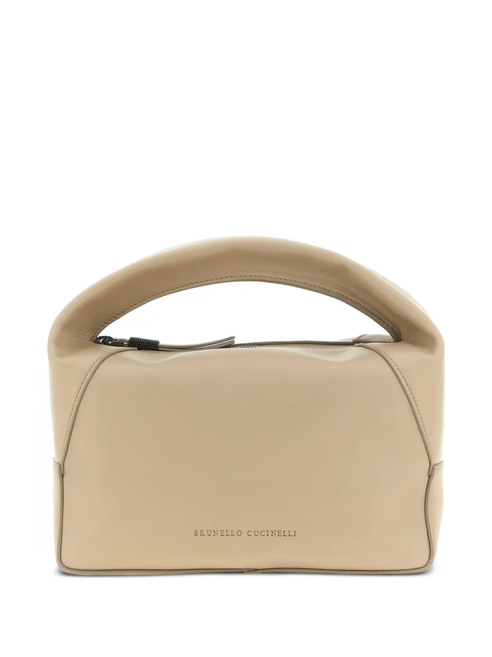 Brunello Cucinelli tote Duo pequeña de piel | neutro | Image 1