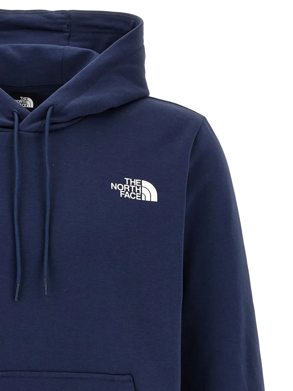 The North Face Hoodie met logoprint Blauw