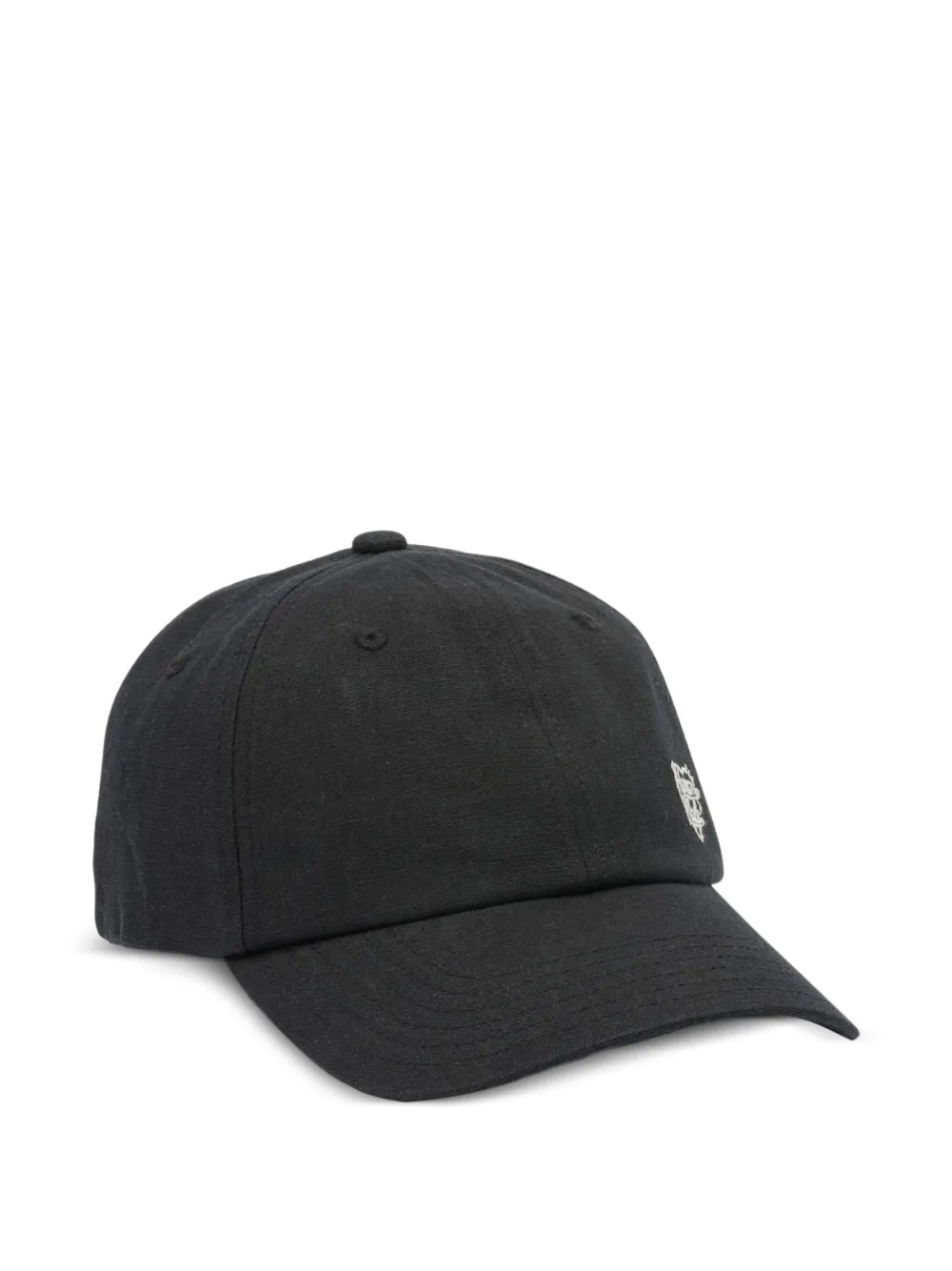 Human Made Logo-embroidered Baseball Cap In Black