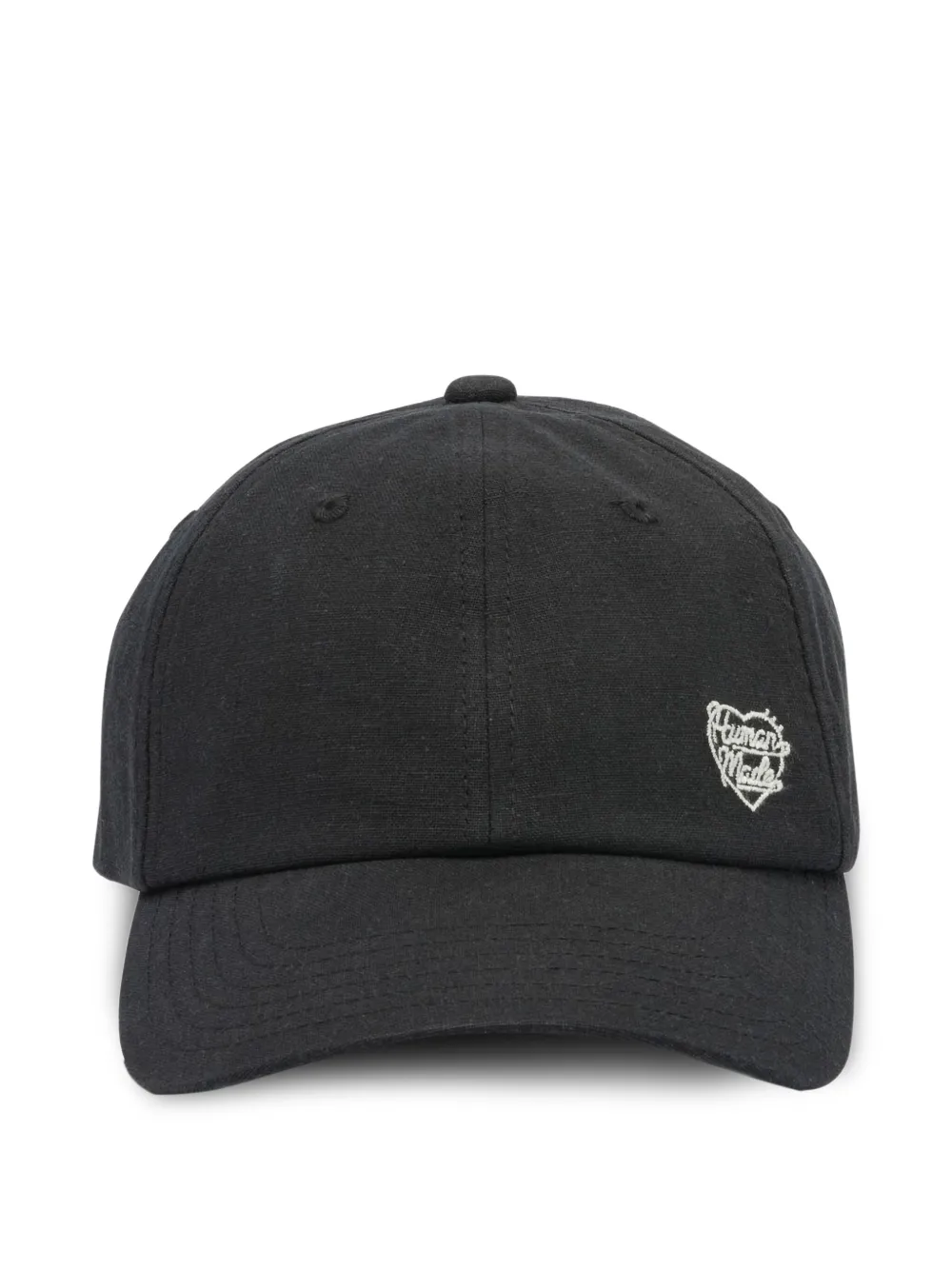 Human Made Logo-embroidered Baseball Cap In Black