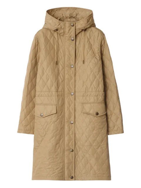 Burberry معطف مبطن بهودي