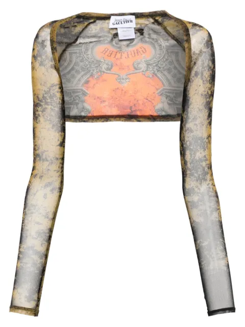 Jean Paul Gaultier printed sleeves