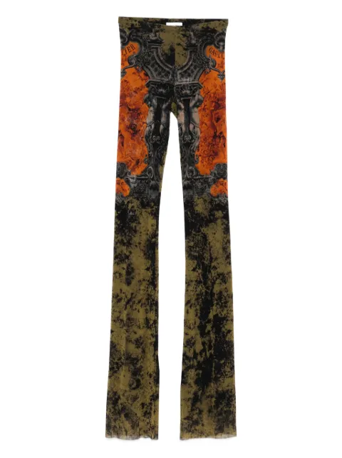 Jean Paul Gaultier pantalones con motivo abstracto