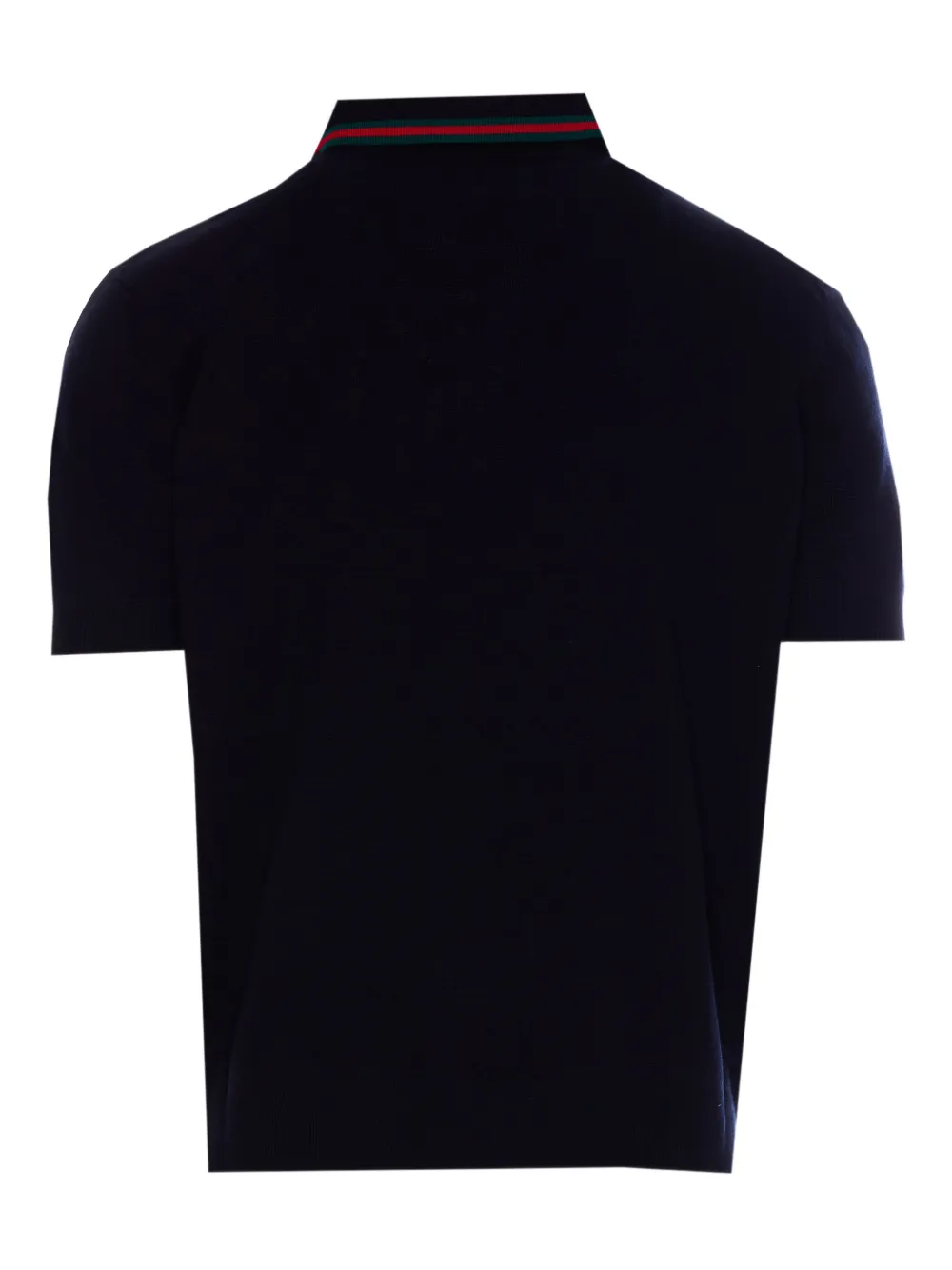 Gucci Poloshirt met Web-detail Blauw