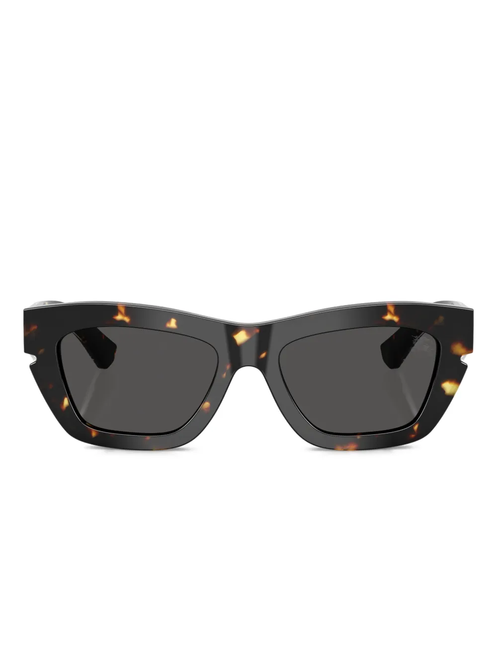 Burberry Eyewear Zonnebril met vierkant montuur Bruin