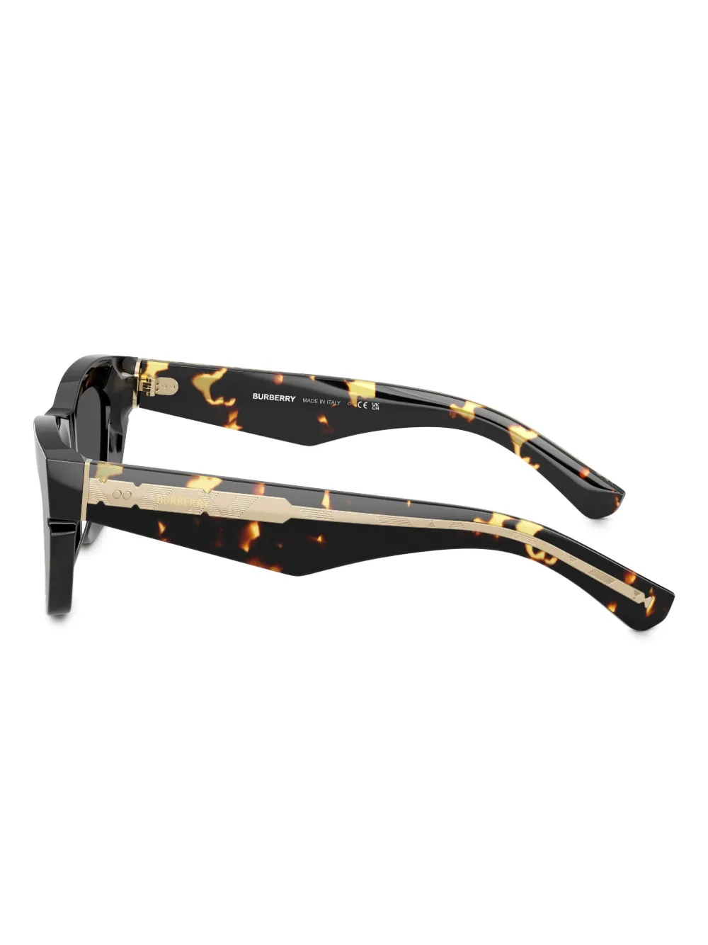 Burberry Eyewear Zonnebril met vierkant montuur Bruin
