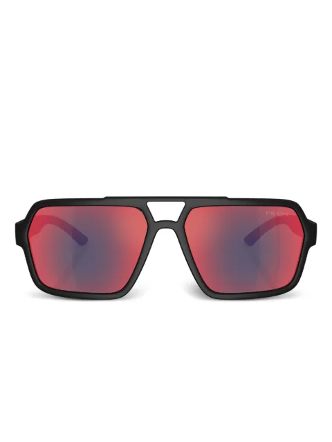 Prada Linea Rossa mirrored-lenses sunglasses