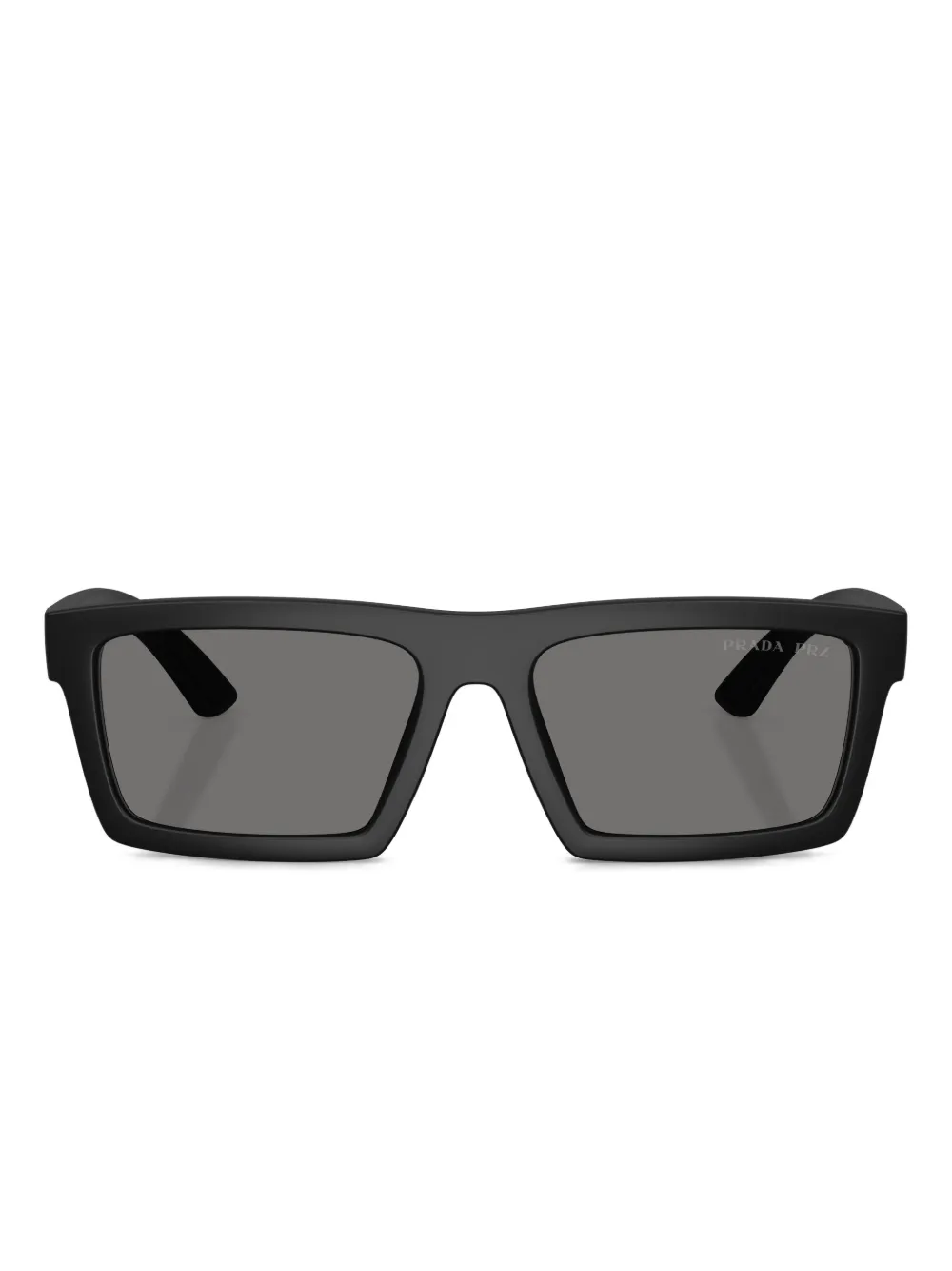 Prada Linea Rossa rectangle-frame sunglasses | Black | Image 1