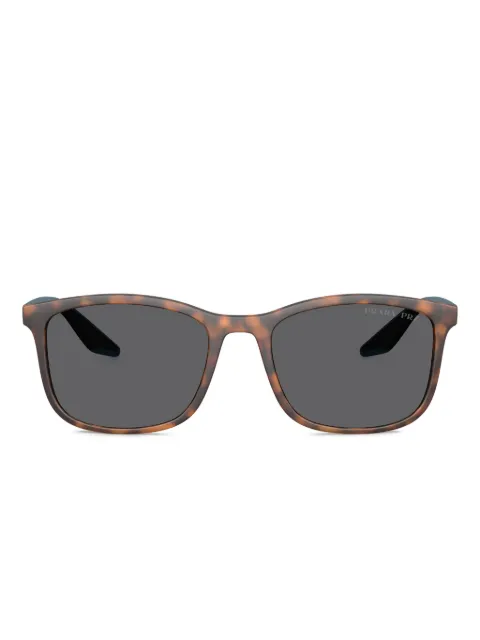 Prada Linea Rossa tortoiseshell square sunglasses