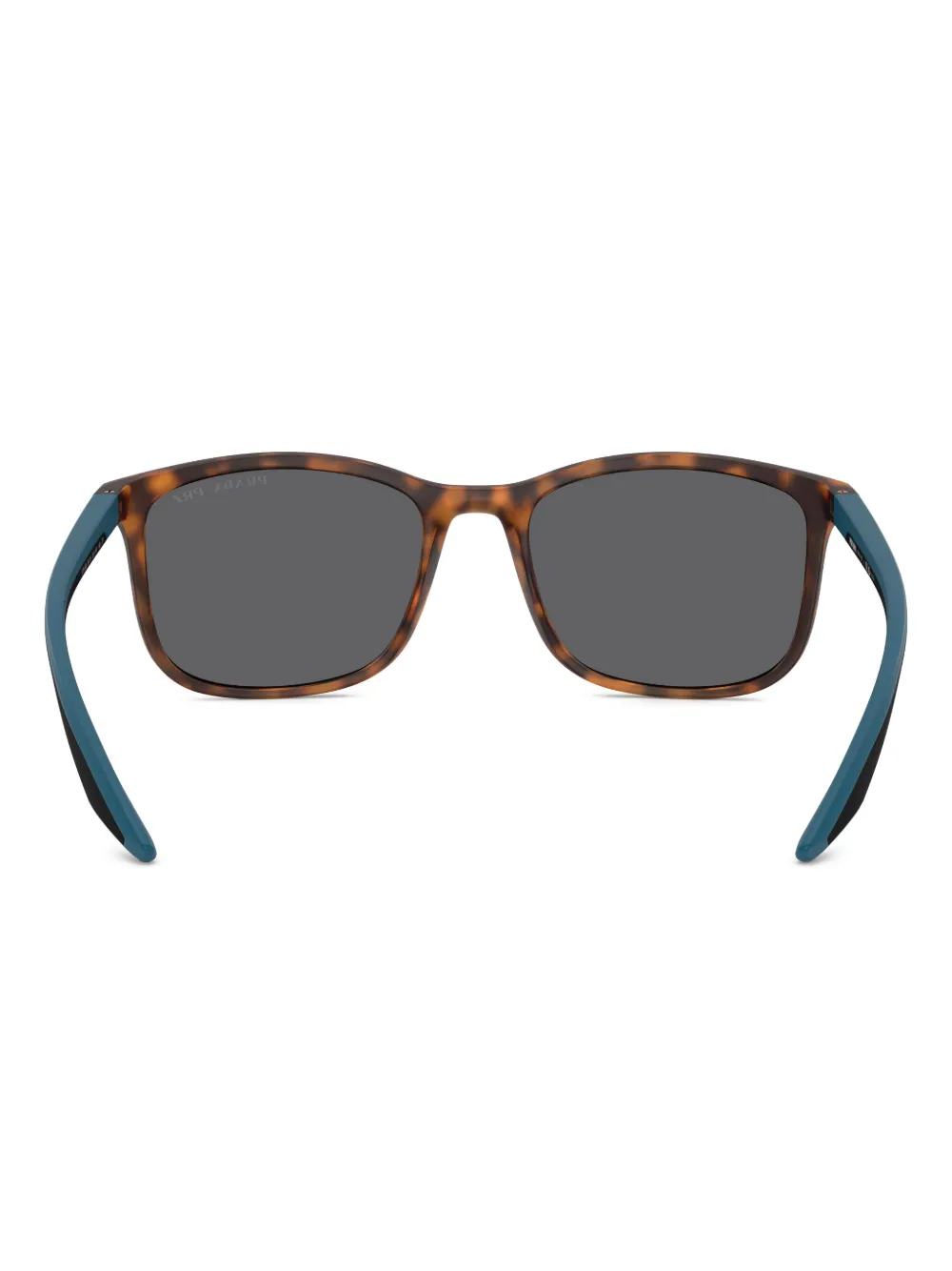 Prada Linea Rossa Zonnebril met vierkant Bruin