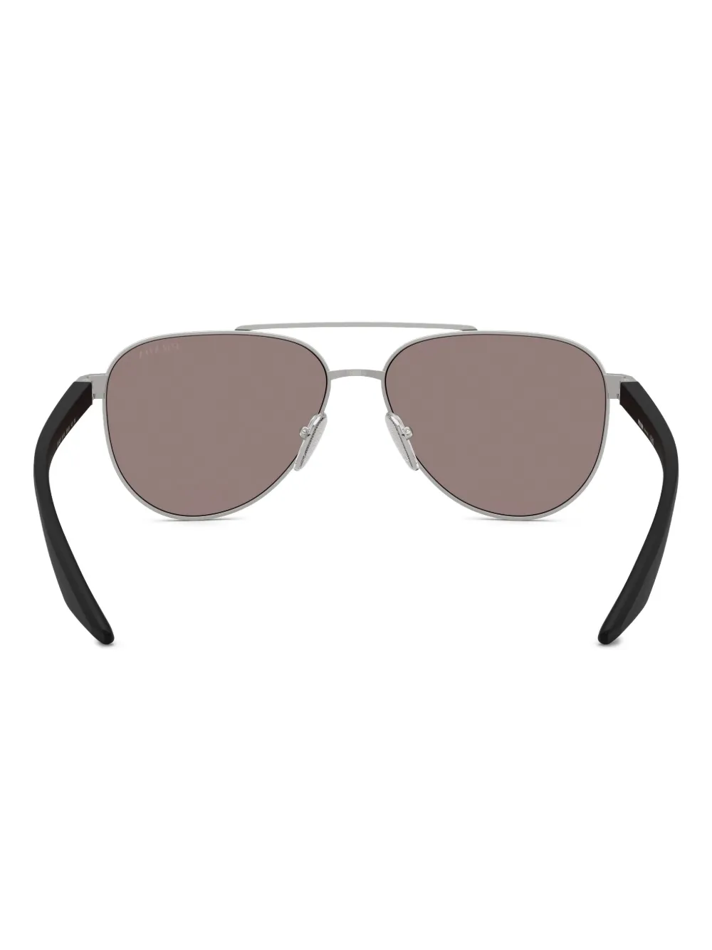 Prada Linea Rossa Zonnebril met piloten montuur Grijs