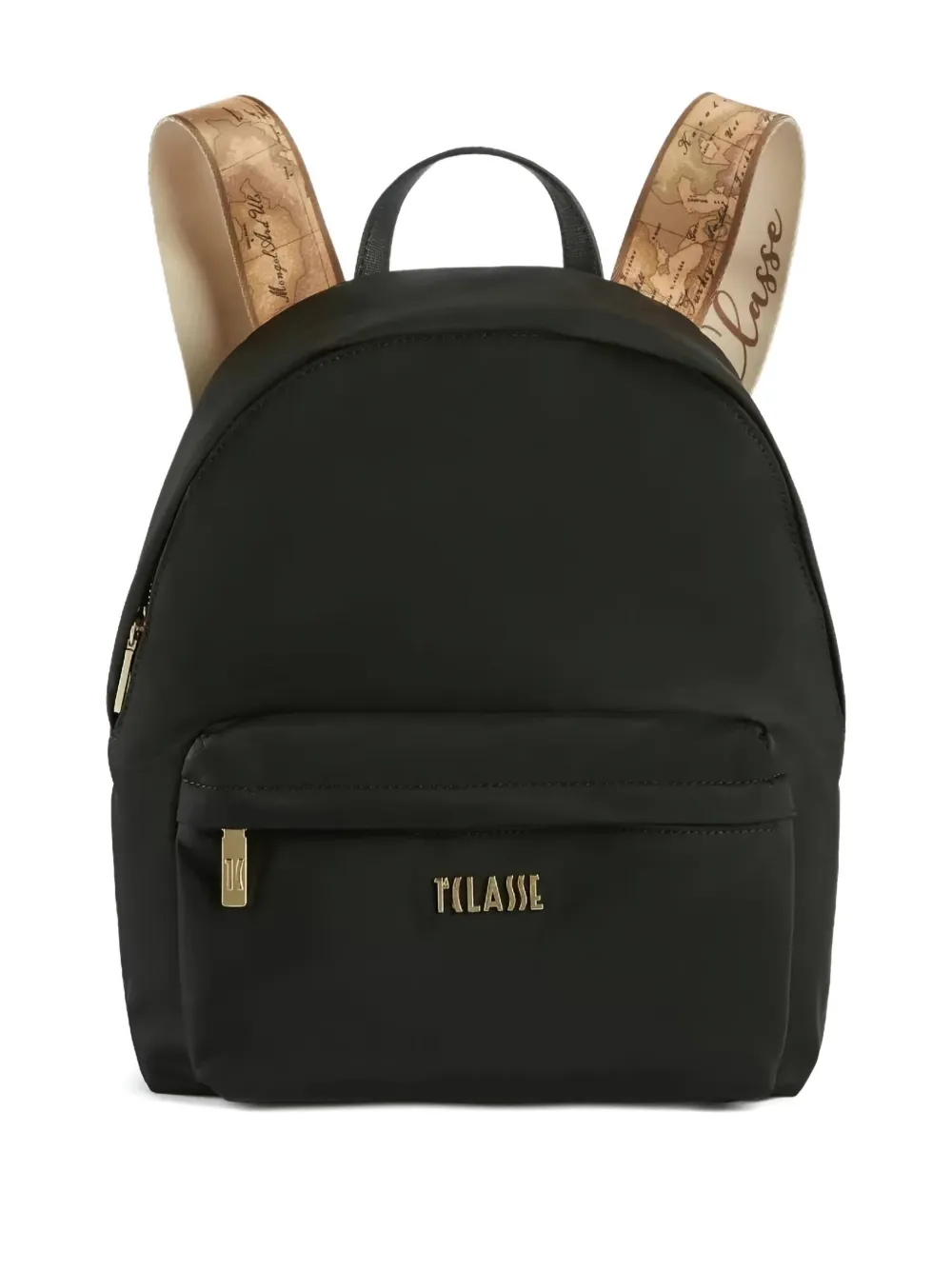 ALVIERO MARTINI 1° CLASSE Geo rugzak met bandje met print - Zwart