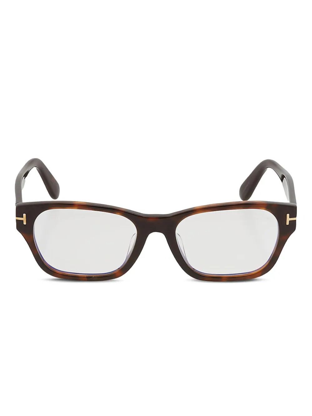 TOM FORD Eyewear Bril met vierkant montuur Bruin