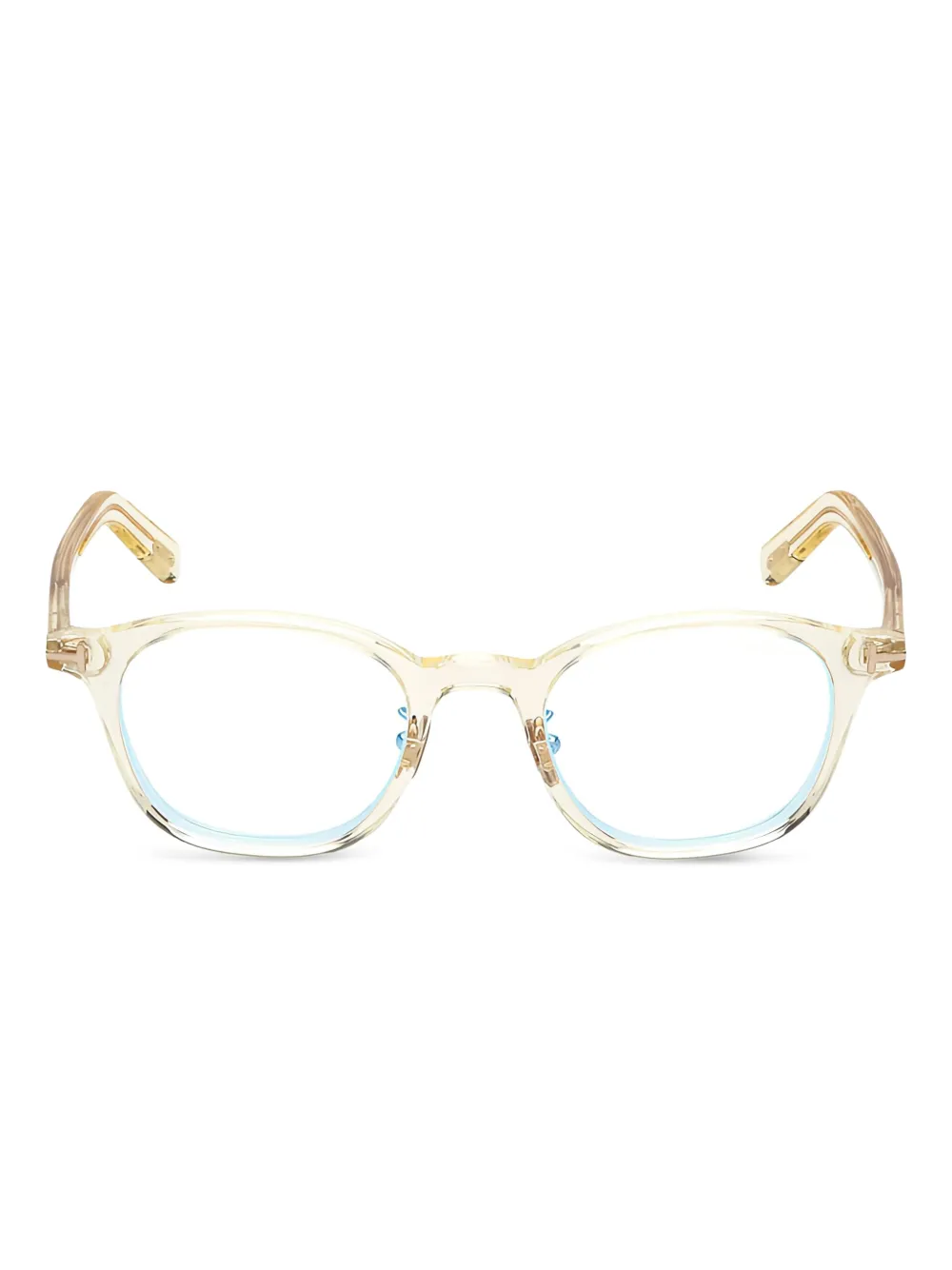 TOM FORD Eyewear Bril met vierkant montuur Geel