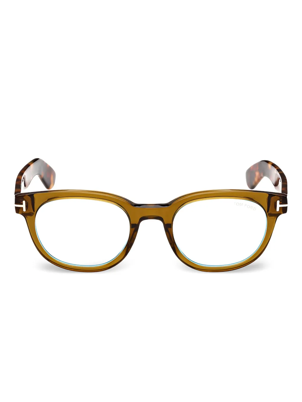 TOM FORD Eyewear Bril met vierkant montuur Bruin