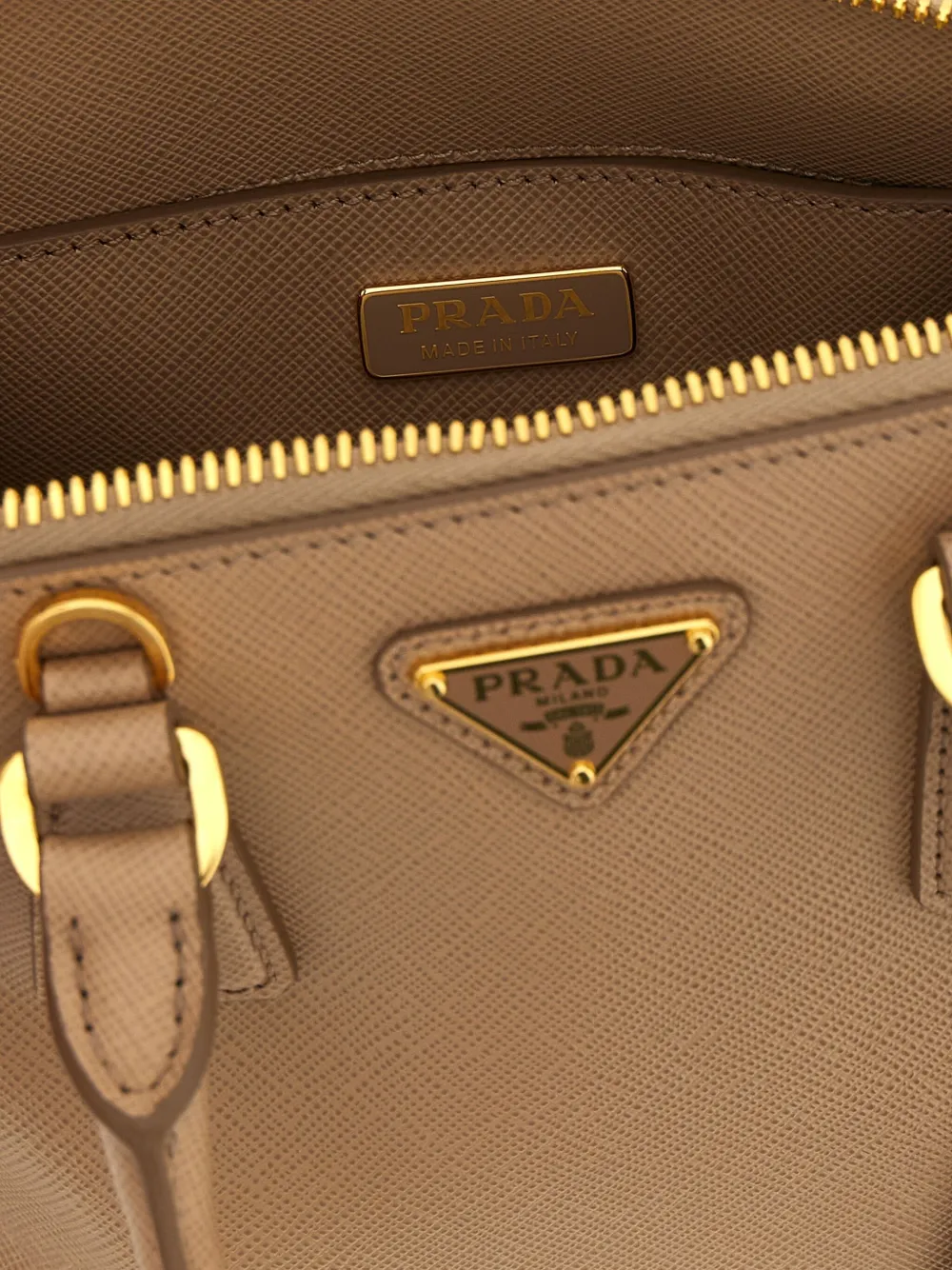 Prada Promenade Saffiano kleine tas Beige