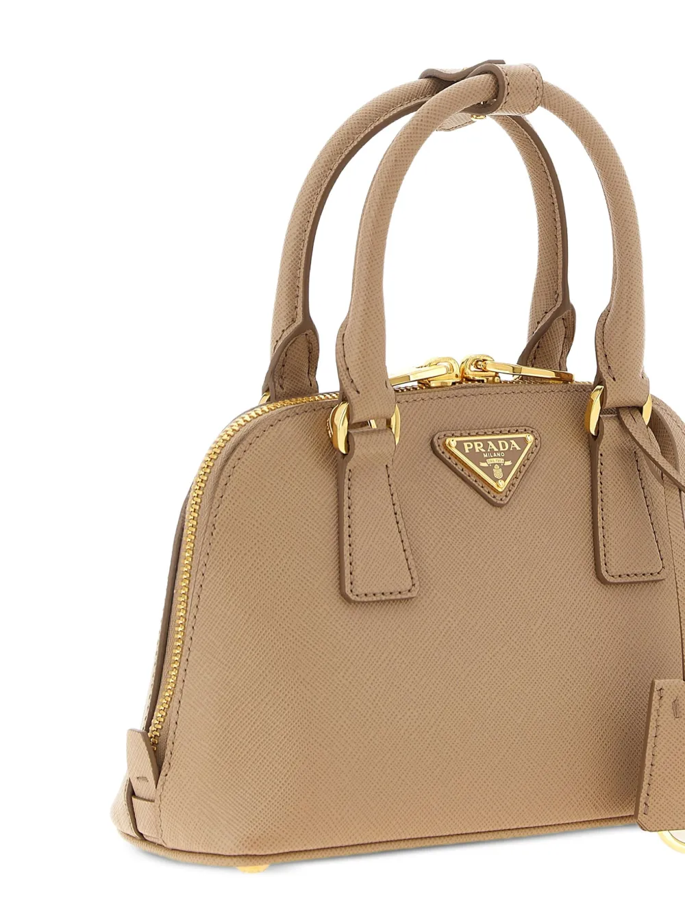 Prada Promenade Saffiano kleine tas Beige