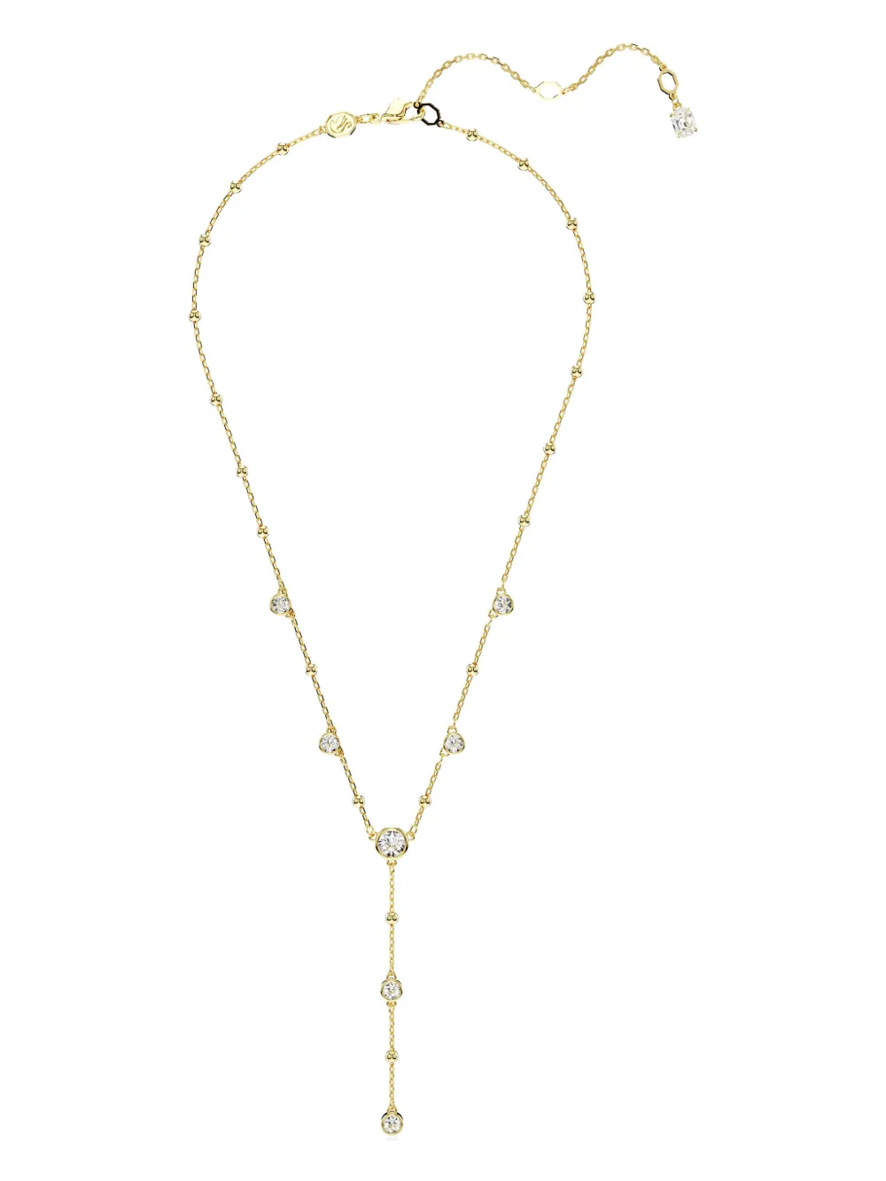 Swarovski クリスタル ネックレス - ゴールドトーン Swarovski クリスタル ネックレス - ゴールドトーン