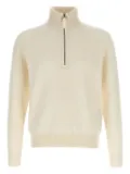 TOM FORD half-zip sweater - White