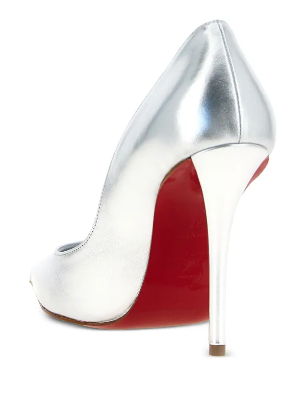 Christian Louboutin 100mm Miss Z Leather pointed-toe Pumps