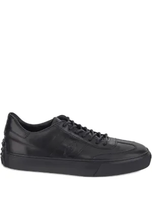 Tod's レースアップ レザースニーカー | ブラック | FARFETCH JP