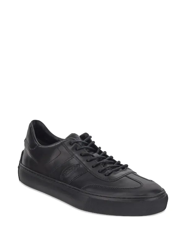 TOD'S レースアップ レザースニーカー Tod's レースアップ レザースニーカー | ブラック | FARFETCH JP