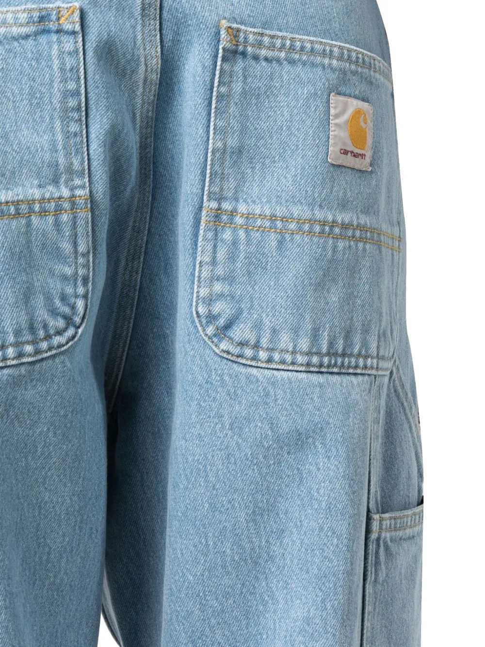 Carhartt WIP bleach wash jeans - Blauw