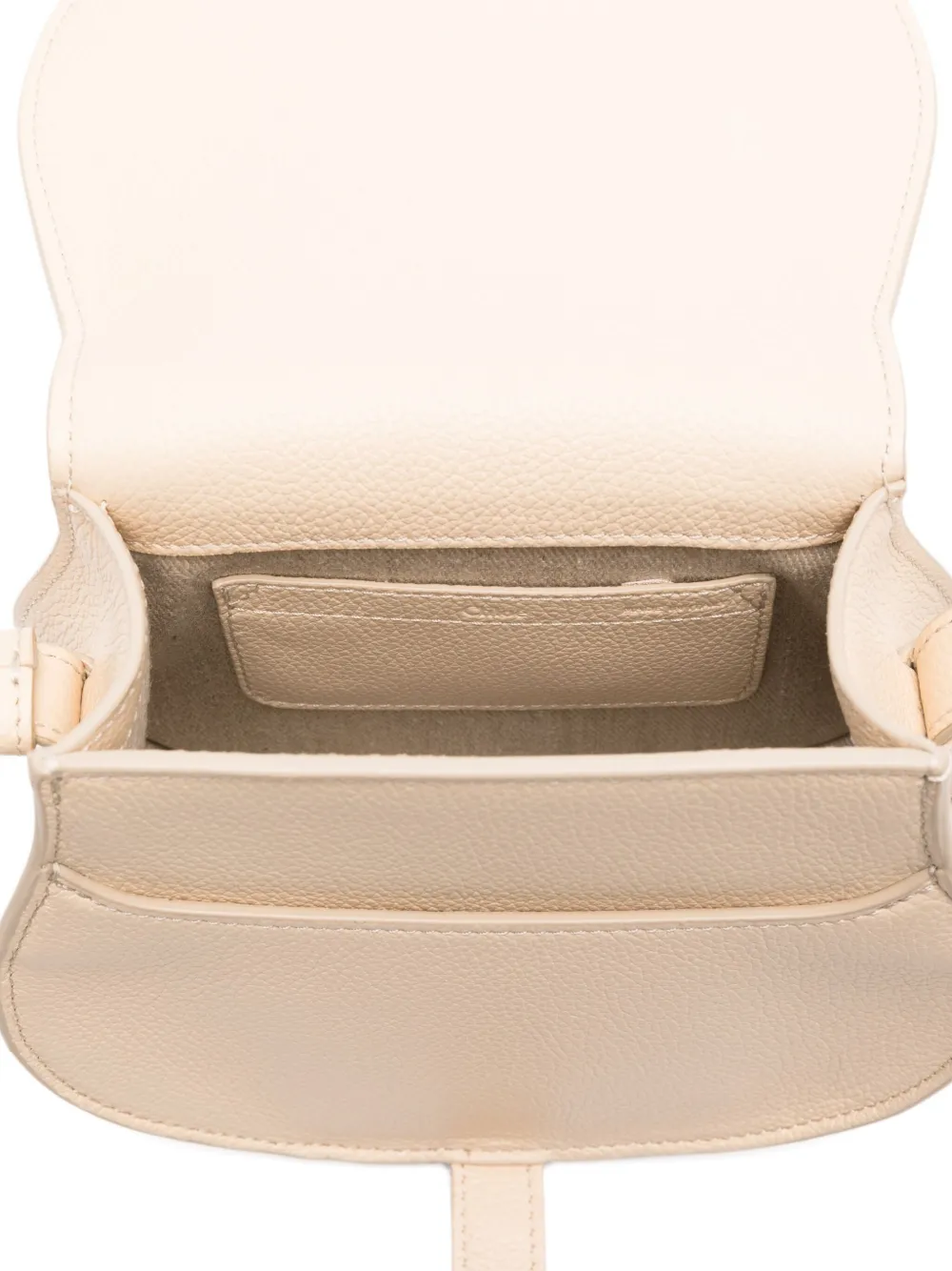 Chloé Eyewear Marcie schoudertas met hoefijzerdetail Beige