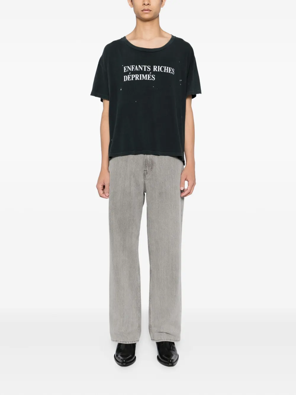 Enfants Riches Déprimés classic logo T-shirt Zwart