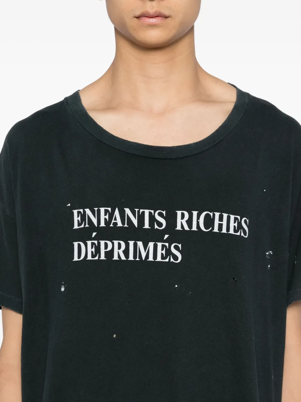 Enfants Riches Déprimés classic logo T-shirt Zwart
