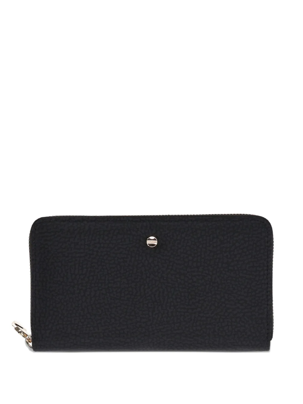 Borbonese Zip-around Wallet In Black