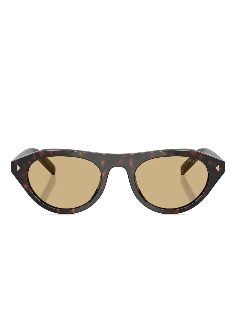 Prada Eyewear geometric-frame sunglasses | Brown | Image 1