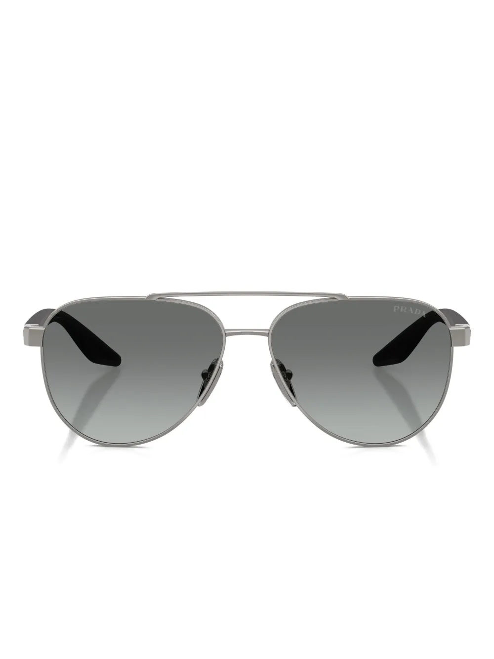 Prada Linea Rossa Occhiali da sole con montatura stile pilota - Grigio