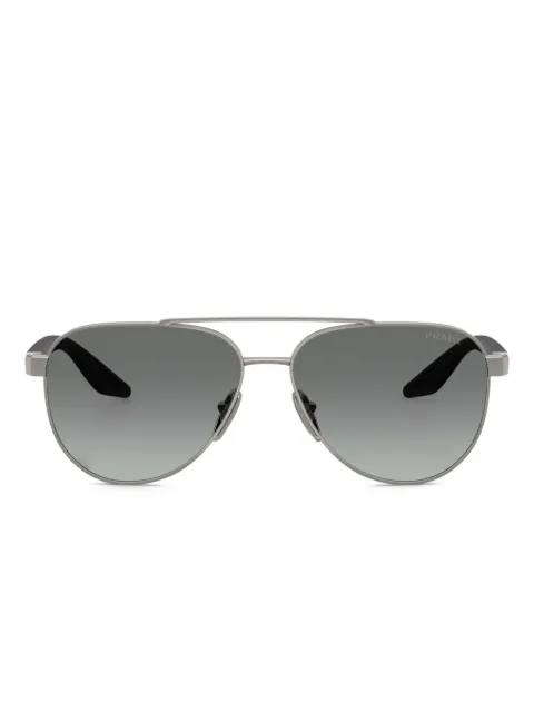 Prada Linea Rossa pilot-frame sunglasses