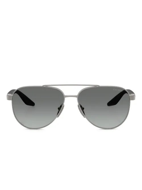 Lunettes de soleil à monture pilote - Prada Linea Rossa - Modalova