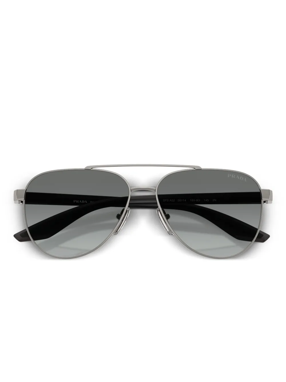 Prada Linea Rossa Zonnebril met piloten montuur Grijs