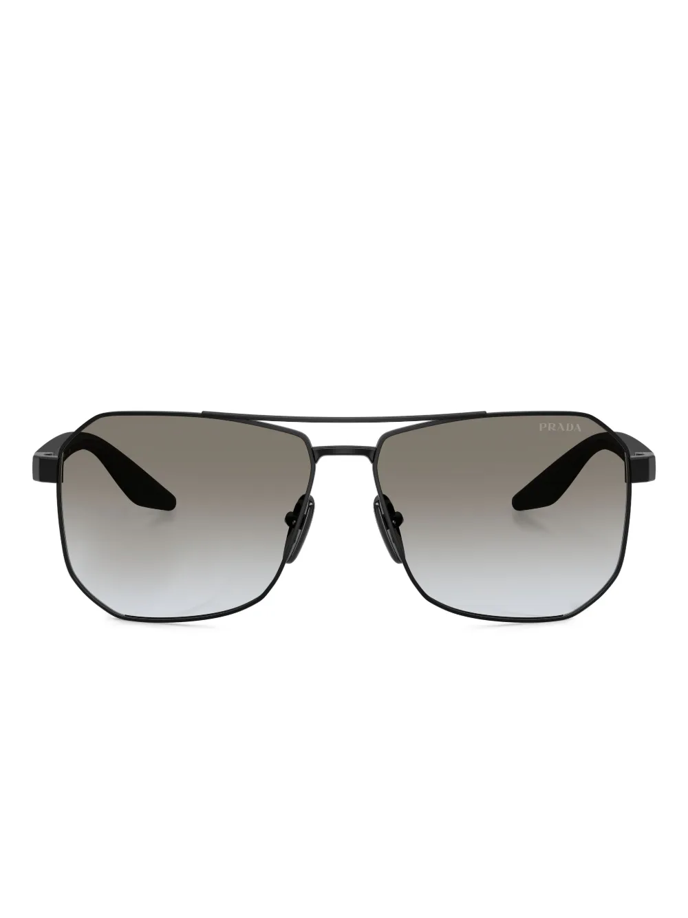 Prada Linea Rossa square-frame sunglasses | Black | Image 1