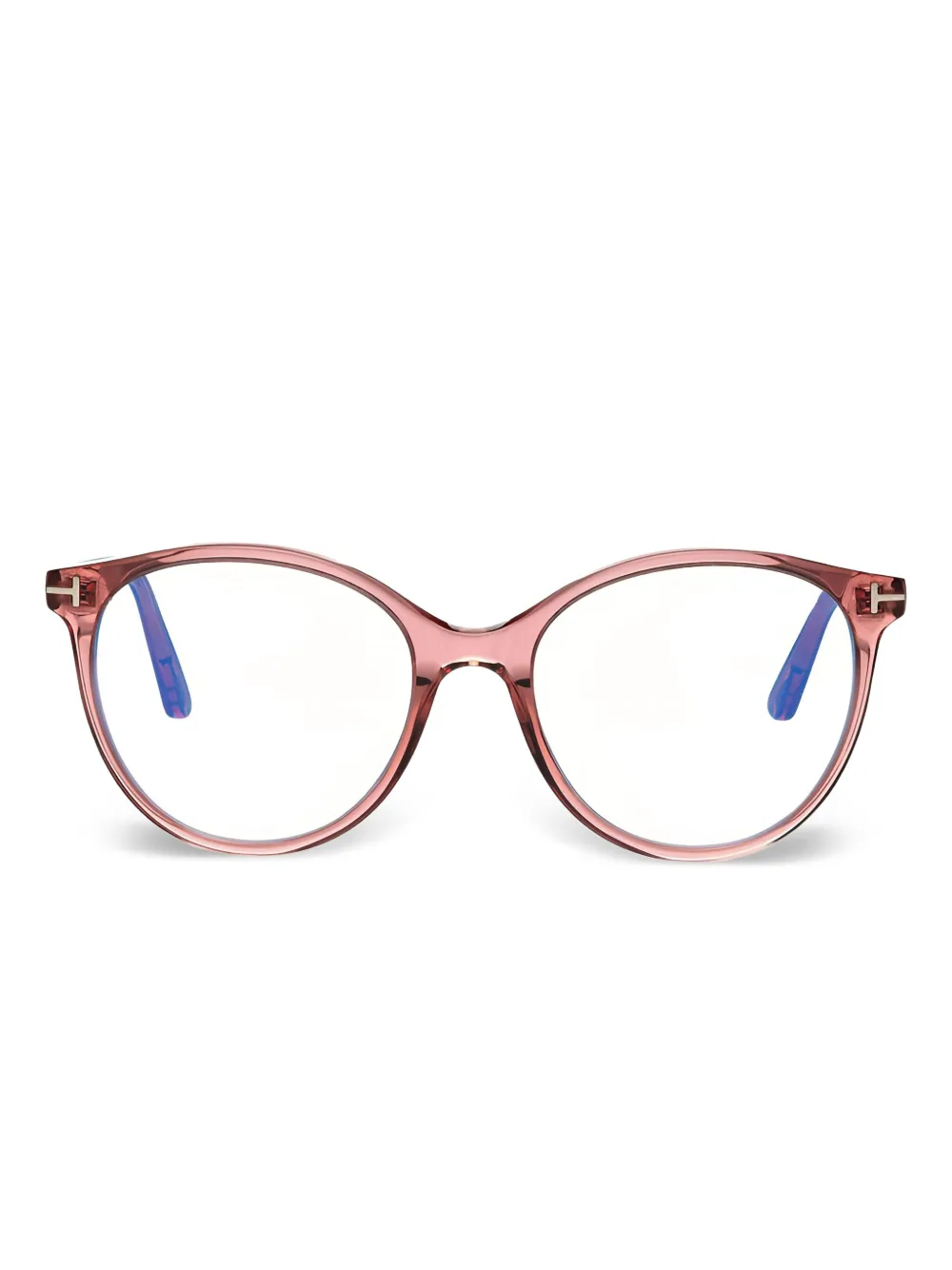 TOM FORD Eyewear Bril met rond montuur Roze