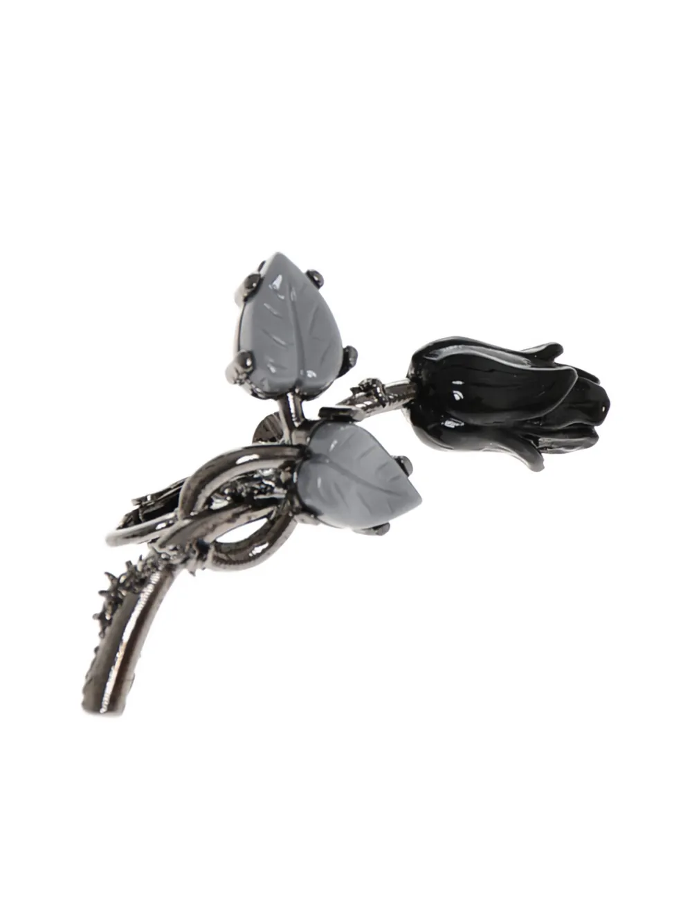 DSQUARED2 Rose single clip-on earring | Silver | Image 1