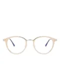 TOM FORD Eyewear round-frame glasses - Neutrals