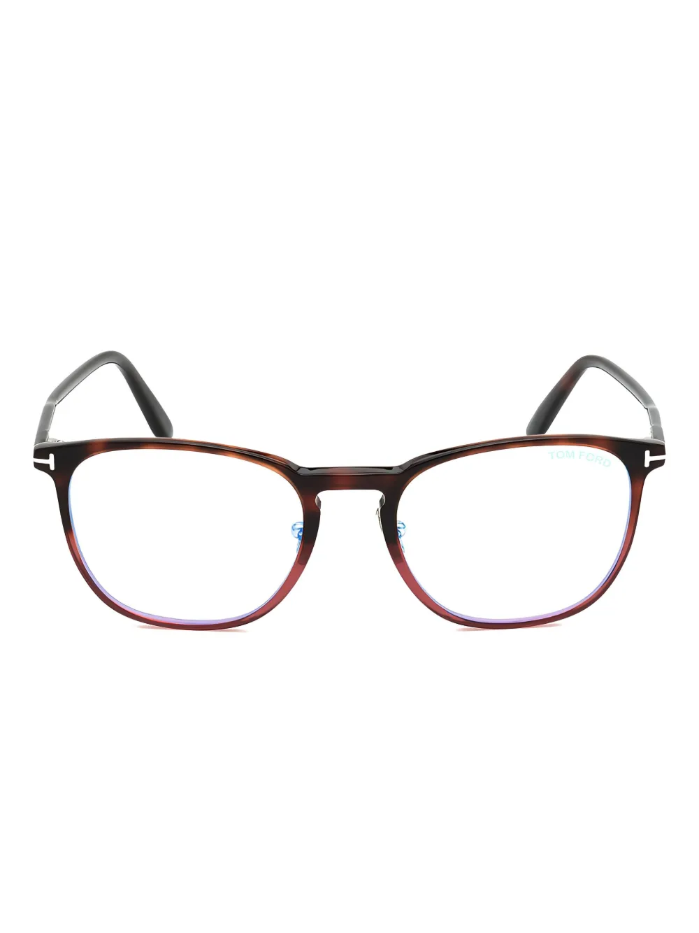 round full-rim glasses