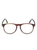TOM FORD Eyewear round-frame glasses - Brown